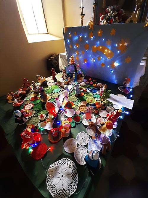 Il presepe illuminato